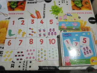 Puzzle Peppa Pig Lógica Primeros Números