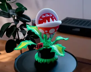 Soporte Planta Piraña para Nintendo Switch