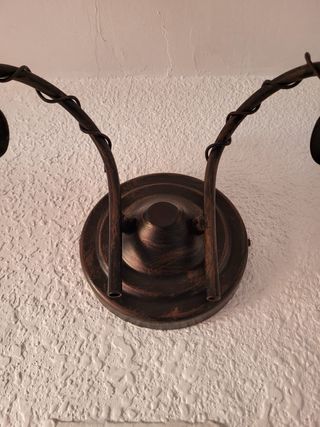 Apliques de pared cristal y metal
