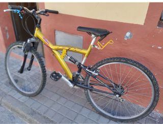 Bicicleta BH Amarilla Doble Suspensión