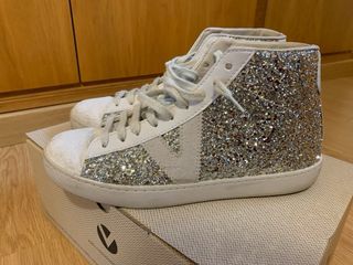 Zapatillas purpurina victoria
