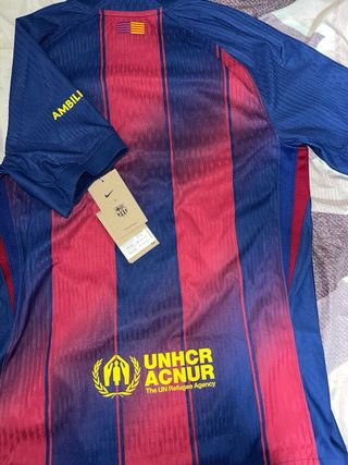 Camiseta Barça 25/26 Jugador Nike Azul/Rojo