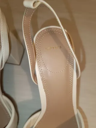 Zapatos de tacón blancos mujer nuevos