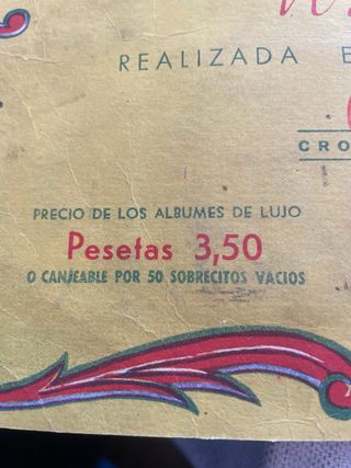 Álbum cromos antiguos Pinocho
