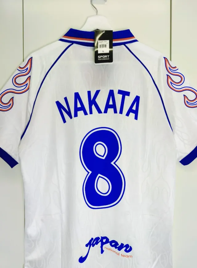 Camiseta de Fútbol Retro Nakata #8 Japón 1998