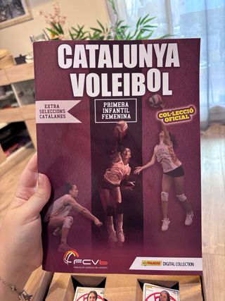 Álbum Cromos Catalunya Voleibol Infantil