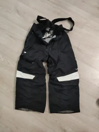 Pantalón Nieve esquí Infantil Wed'ze Negro talla 6