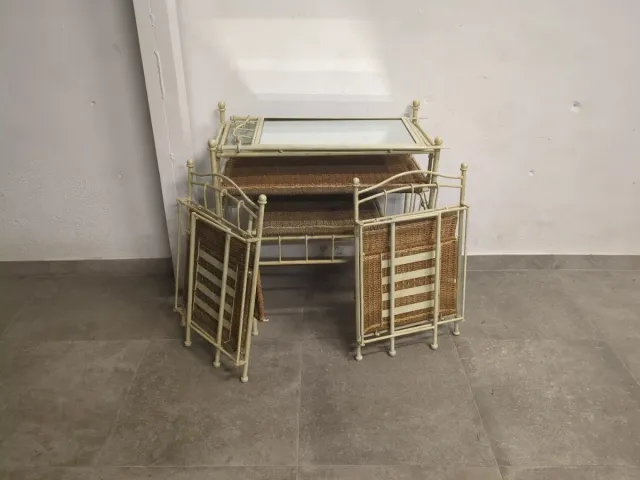 Conjunto tocador y mesitas auxiliares