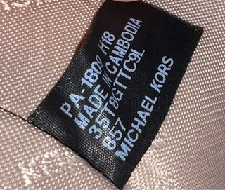 Bolso Michael Kors Rosa y Dorado