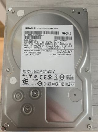 Disco Duro Hitachi 2TB SATA