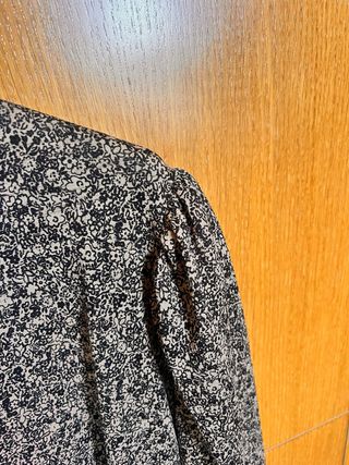 Vestido Zara estampado floral manga larga