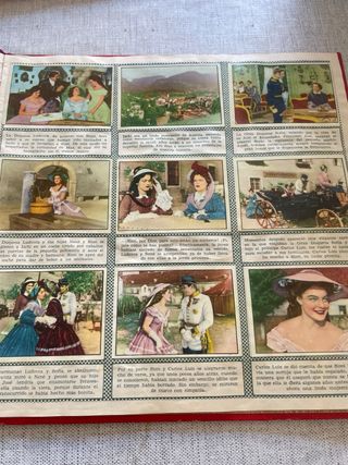 Álbum de cromos SISSI antiguo