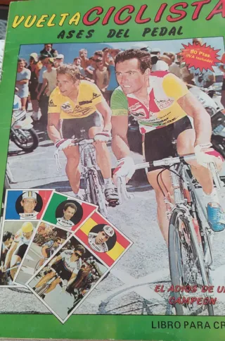 Álbum Cromos Vuelta Ciclista Ases del Pedal