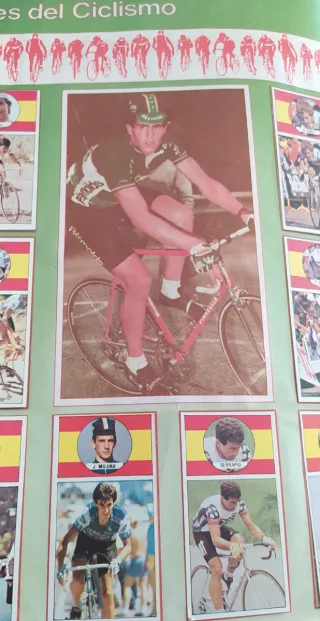 Álbum Cromos Vuelta Ciclista Ases del Pedal