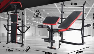Banco Musculación ISE Multifuncional