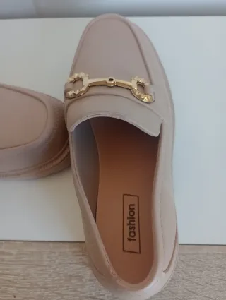 Zapatos planos beige mujer talla 38