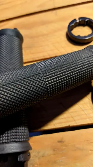 Empuñaduras puños bici MTB Antideslizantes - Negro