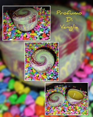 Candele profumate decorative
