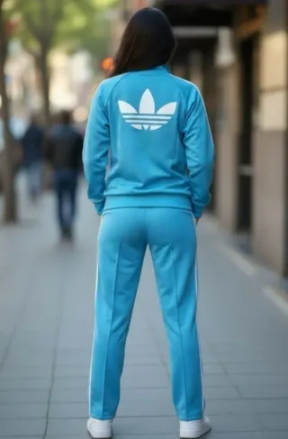 M y S Chándal Adidas Firebird Trefoil Azul/Blanco 