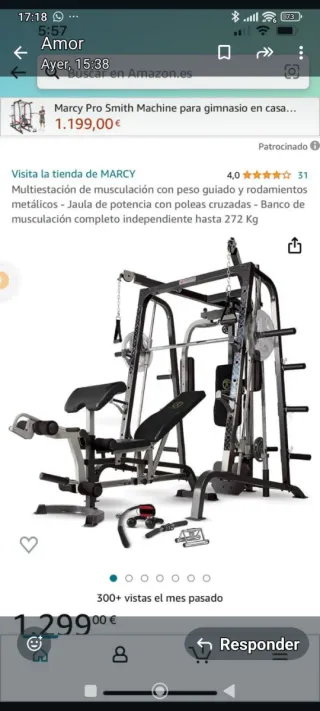 Gimnasio Multifuncional Marcyc,con pesas incluido 