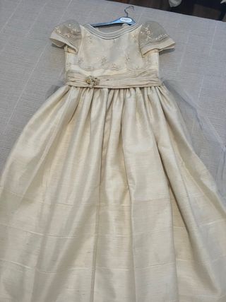 Vestido Primera Comunión Blanco Nuevo