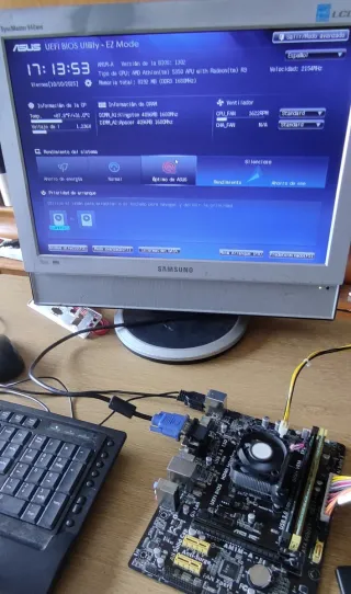 Placa Base Asus AMD + CPU + RAM 8GB