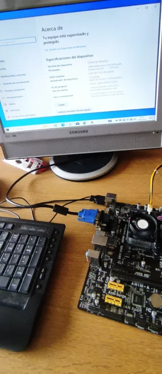 Placa Base Asus AMD + CPU + RAM 8GB