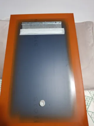 Espejo de baño naranja 50x80