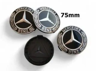 75mm Tapabujes Mercedes Centro de Llantas Ruedas 