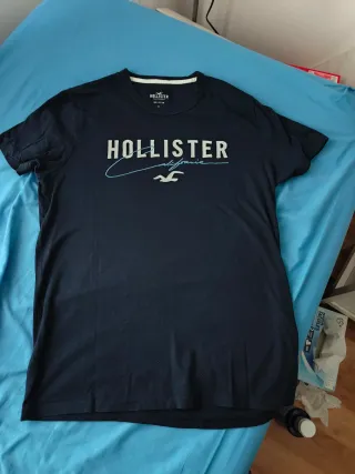 Camiseta Hollister Azul Talla M