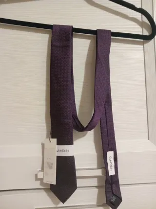 Cravatta Calvin Klein Viola Uomo