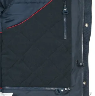Parka abrigo azul talla M muy abrigadora