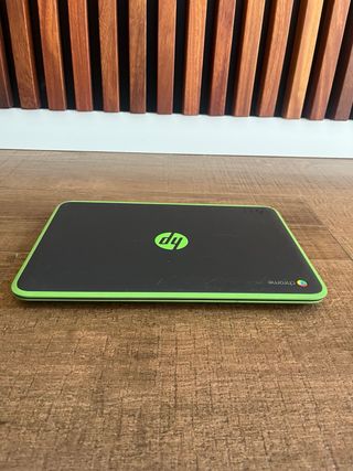 Notebook HP nero e verde