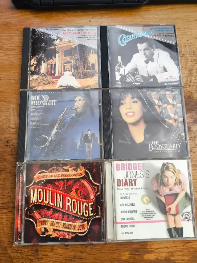 Lote 6 CDs Bandas Sonoras BSO Cine