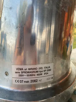 Spremi arance professionale Vema acciaio