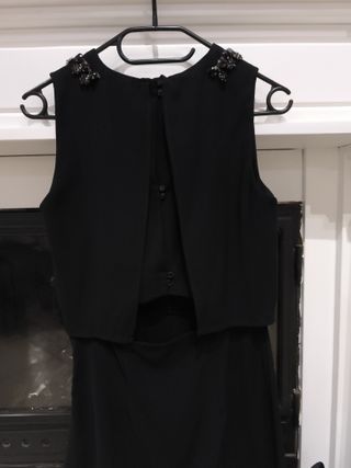 Vestido Joya Mango Negro