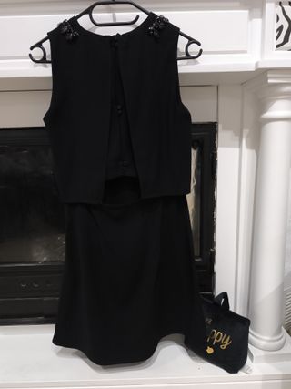 Vestido Joya Mango Negro