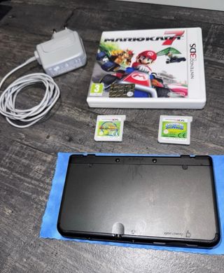 Nintendo 3DS Negra Doble IPS + Juegos 