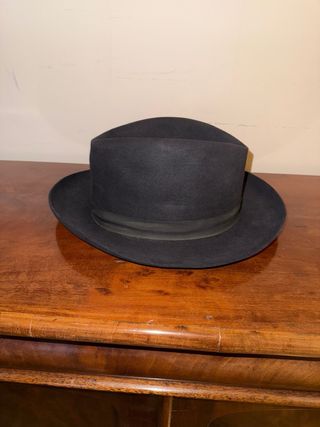 Sombrero Fedora Año 1948 Talla 58cm