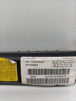 AIRBAG CORTINA TRASERO DERECHO BMW X5 (E53)