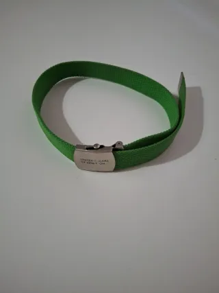 Cinturón United Colors of Benetton verde niño