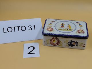 Scatola vintage in metallo provenienza francese