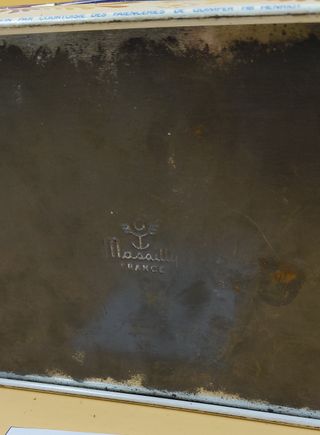 Scatola vintage in metallo provenienza francese