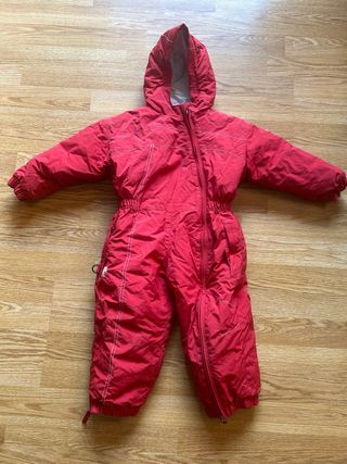 Mono de esquí para niñ@s rojo. Talla 3 años