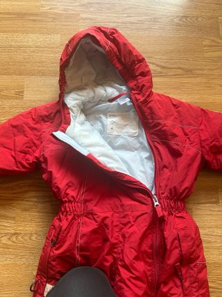 Mono de esquí para niñ@s rojo. Talla 3 años