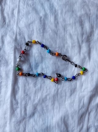 3 pulseras de plata para niña