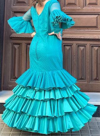 Traje de Flamenca Popelín Talla 42-44-46