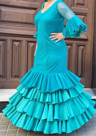 Traje de Flamenca Popelín Talla 42-44-46