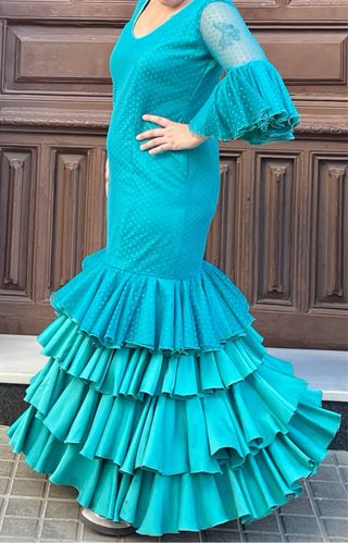 Traje de Flamenca Popelín Talla 42-44-46