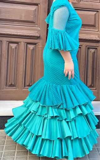 Traje de Flamenca Popelín Talla 42-44-46